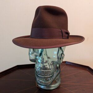 Vintage ADAM Indiana Jones style fedora size 6 5/8